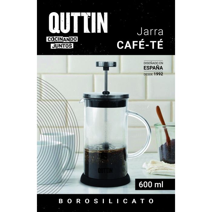 Jarra de Café y Té Boro-Ss 600 ml Quttin - Inde (8 Unidades) 5 Jarra de Café y Té Boro-Ss 600 ml Quttin - Inde (8 Unidades) 5