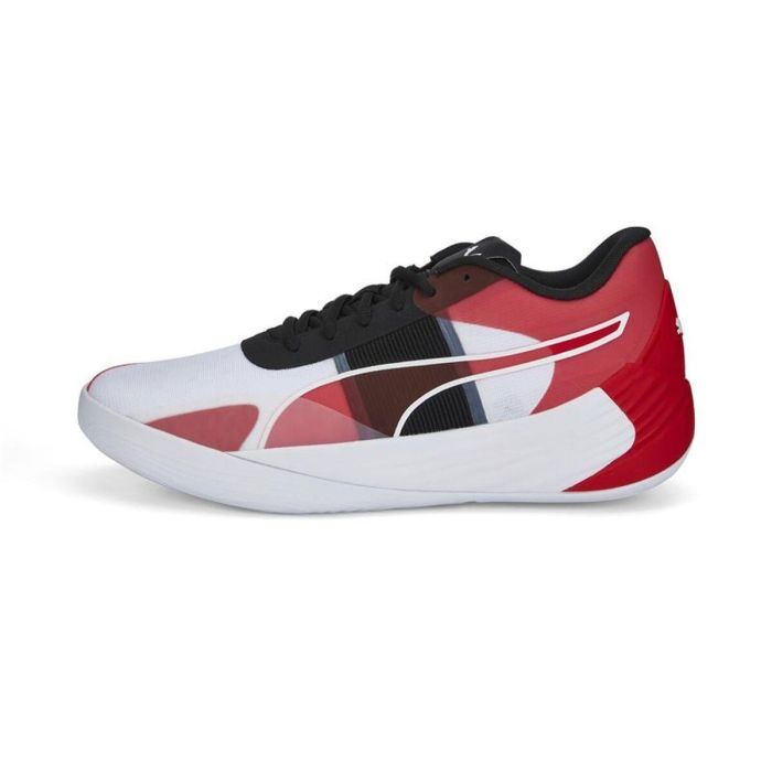 Zapatillas de Baloncesto para Adultos Puma Fusion Nitro Team Blanco M Zapatillas de Baloncesto para Adultos Puma Fusion Nitro Team Blanco M