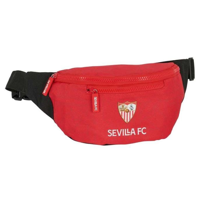 Riñonera Sevilla Fútbol Club Negro Rojo Deportivo 23 x 12 x 9 cm 0 Riñonera Sevilla Fútbol Club Negro Rojo Deportivo 23 x 12 x 9 cm 0