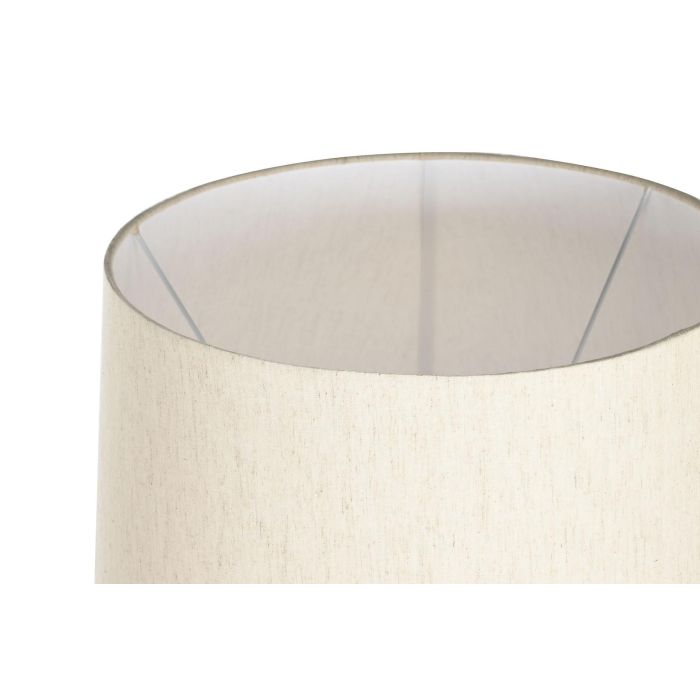 DKD Home Decor Lámpara de Pie Moderna Blanca 40x40x150 cm Metal Poliester 5