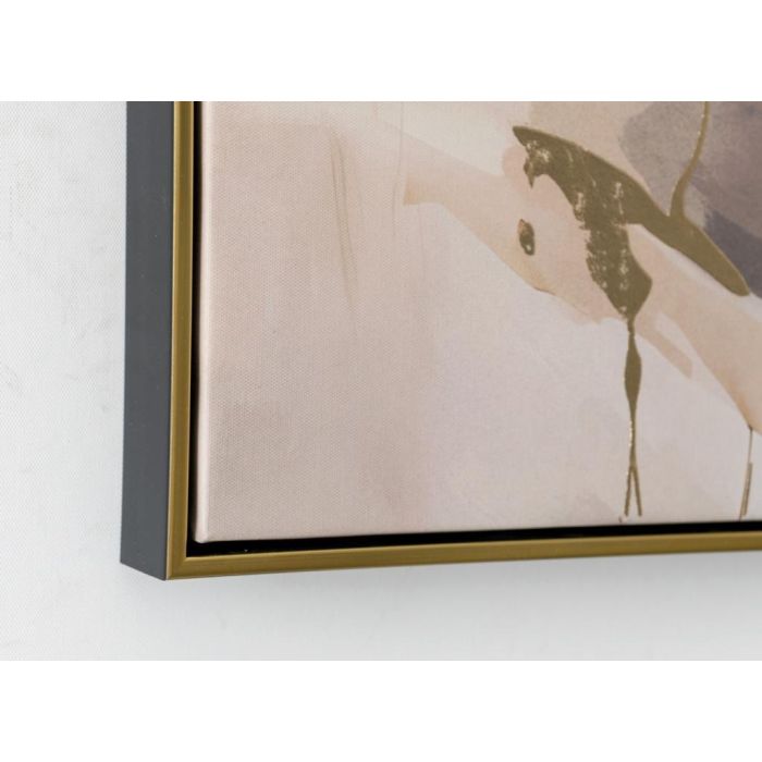 Cuadro Glam DKD Home Decor Blanco Dorado 3.7 x 82 x 82.5 cm (2 Unidades) 2