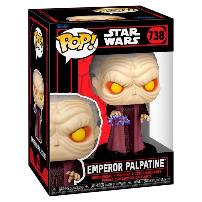 Funko Pop 80773 Star Wars: Emperador Palpatine - Figura Coleccionable de Vinilo lanzando rayos de la Fuerza 9,9 cm 0 Funko Pop 80773 Star Wars: Emperador Palpatine - Figura Coleccionable de Vinilo lanzando rayos de la Fuerza 9,9 cm 0