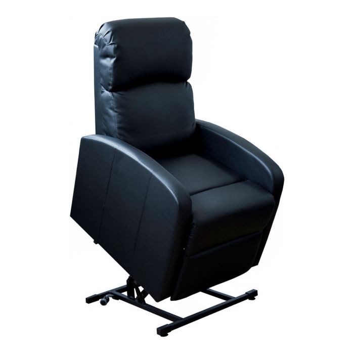 Sillón Reclinable Astan Hogar Relax Negro Piel Sintética Sillón Reclinable Astan Hogar Relax Negro Piel Sintética