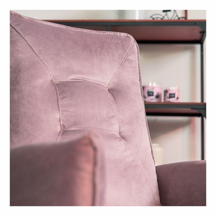 Sillón Reclinable Astan Hogar Relax Manual Rosa Terciopelo 2 Sillón Reclinable Astan Hogar Relax Manual Rosa Terciopelo 2