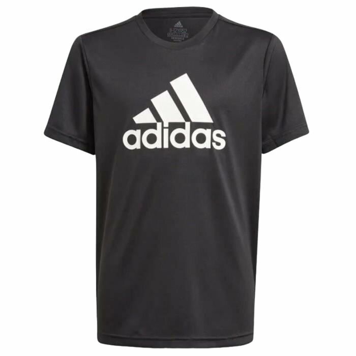 Camiseta de Manga Corta Adidas Sports Negro/Blanco