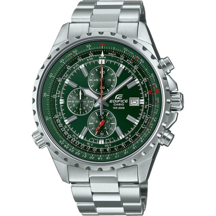 Reloj Hombre Casio EF-527D-3AVUEF Verde Gris Plateado