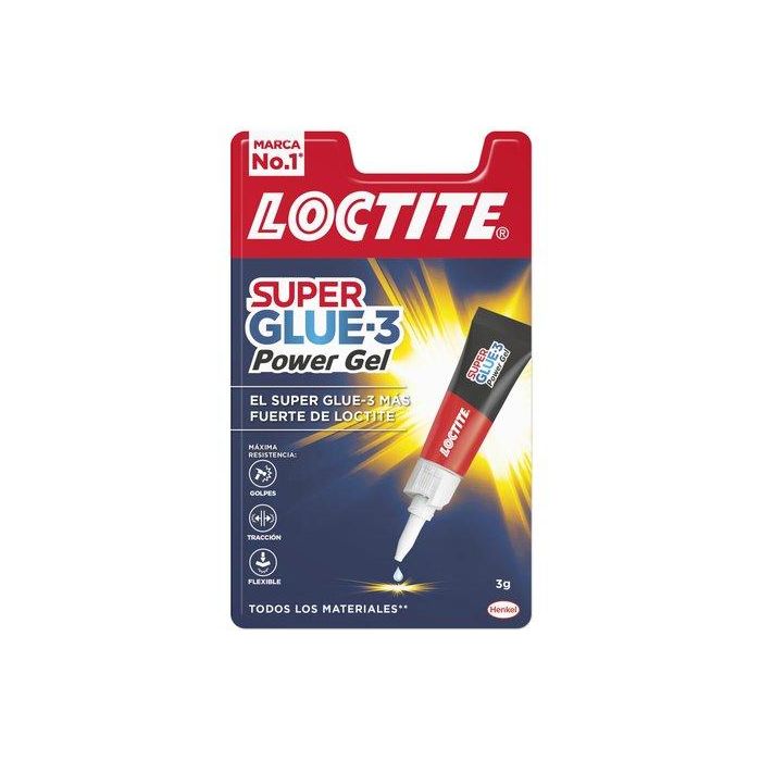 Loctite Super Glue-3 Power Gel Adhesivo Instantáneo 3 gr para Materiales Flexibles y Superficies Verticales