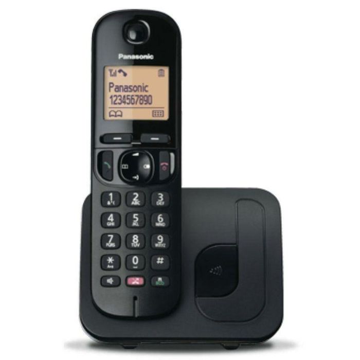 Teléfono Panasonic Corp. KXTGC250SPB Negro 1,6"