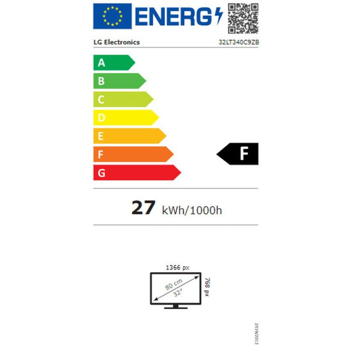 Monitor Videowall LG 32LT340C9ZB.AEU 32" Full HD LED D-LED 1