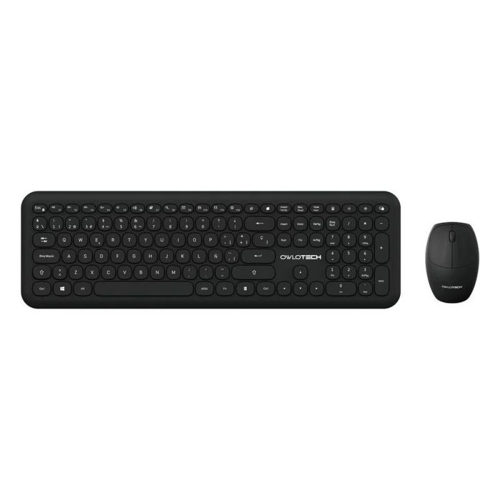 Teclado y Ratón Inalámbrico Owlotech MK200W Qwerty Español 1 Teclado y Ratón Inalámbrico Owlotech MK200W Qwerty Español 1