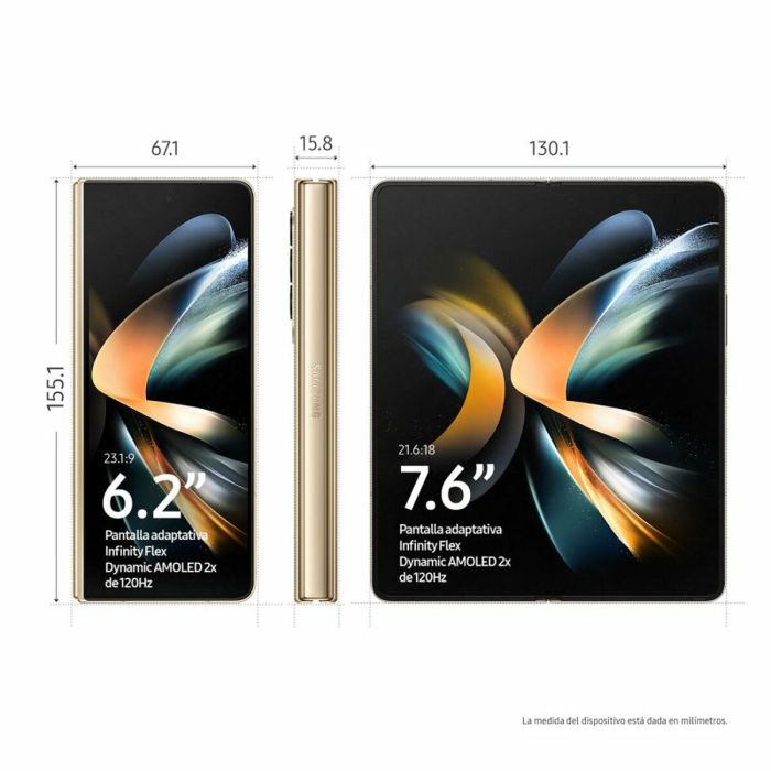 Smartphone Samsung Galaxy Z Fold4 Beige 6,2" 1