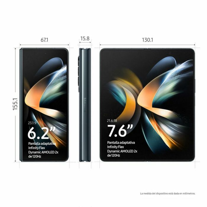 Smartphone Samsung Galaxy Z Fold4 Verde 512 GB 7,6" 1