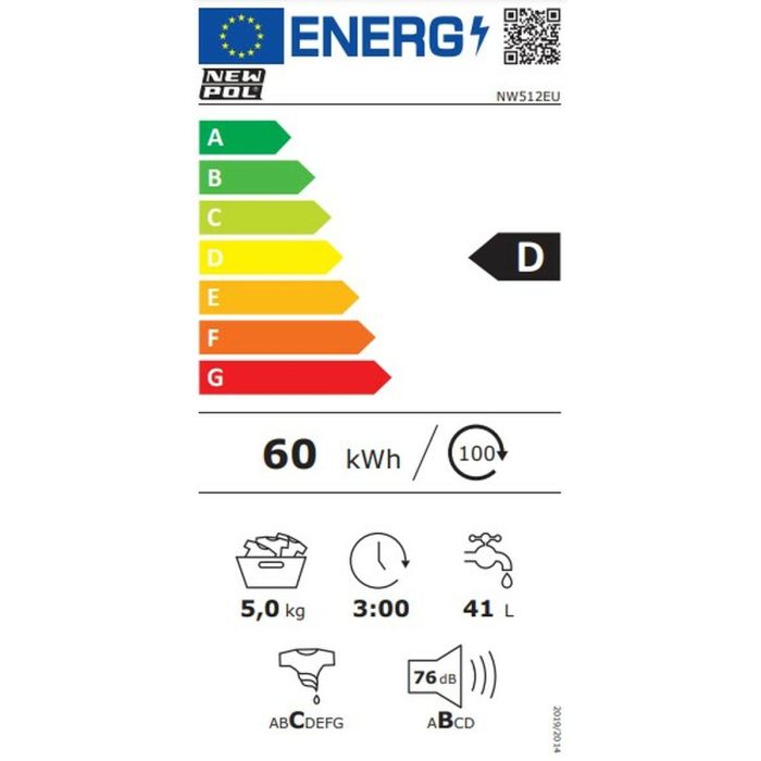 Lavadora New Pol NW512EU 1000 rpm Blanco 5 kg 1 Lavadora New Pol NW512EU 1000 rpm Blanco 5 kg 1
