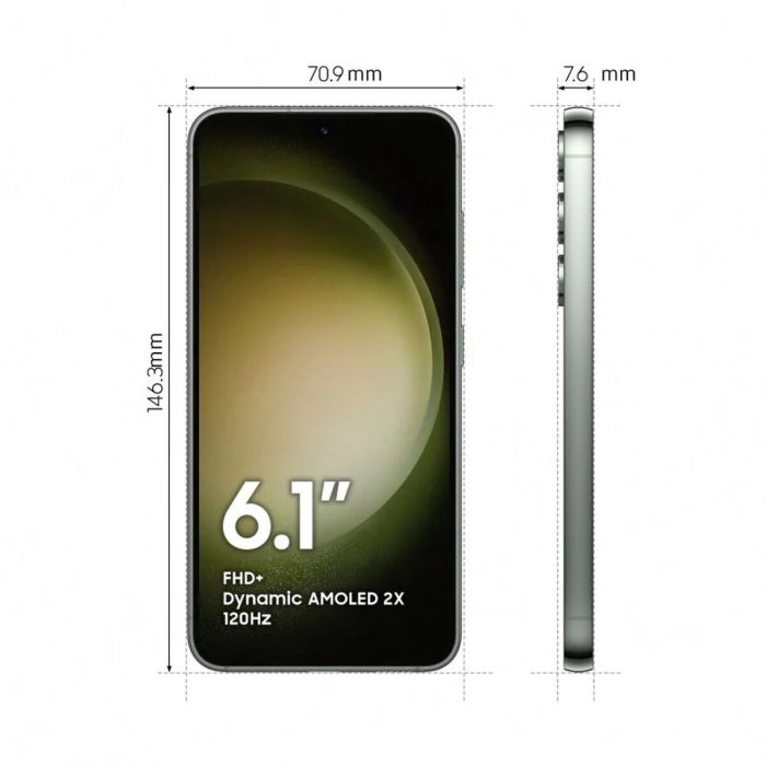 Smartphone Samsung Galaxy S23 Verde 6,1" 256 GB Octa Core 8 GB RAM 1