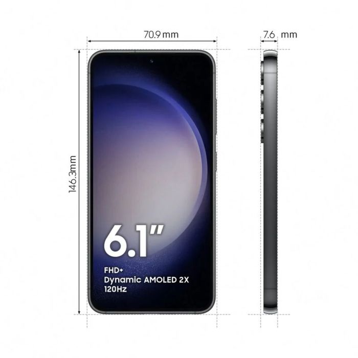 Smartphone Samsung Galaxy S23 Negro 128 GB 6,1" 1