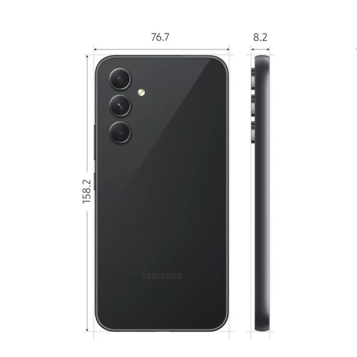 Smartphone Samsung Galaxy A54 Negro 8 GB RAM 256 GB 6,4" 5G 1