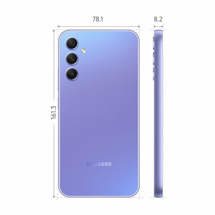 Smartphone Samsung Galaxy A34 5G Violeta 6,6" Lila 1 TB 256 GB Octa Core 1