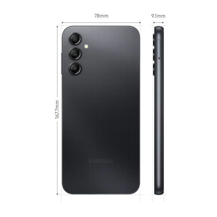 Smartphone Samsung Galaxy A14 Negro 64 GB 1 TB Octa Core 4 GB RAM 6,6" 1