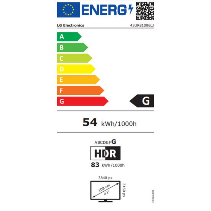 Smart TV LG 43UR81006LJ.AEU 43" 4K Ultra HD LED 1 Smart TV LG 43UR81006LJ.AEU 43" 4K Ultra HD LED 1