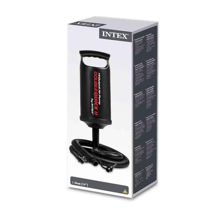 Intex Hinchador manual Double Quick II 36 cm