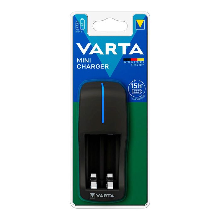 Cargador de Pilas Varta 57646101401 Mini 2 Pilas AA/AAA Cargador de Pilas Varta 57646101401 Mini 2 Pilas AA/AAA