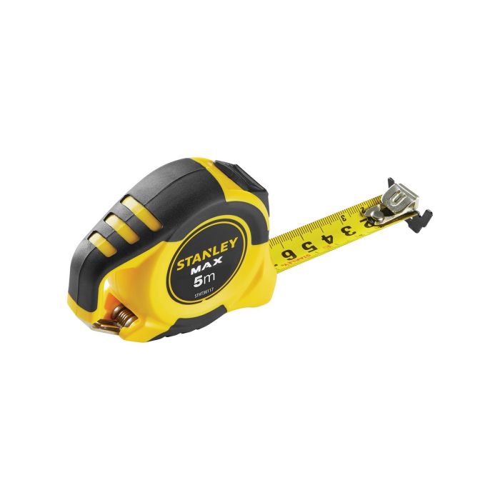 Flexómetro Stanley MAX Acero al carbono (5 m x 25 mm) Flexómetro Stanley MAX Acero al carbono (5 m x 25 mm)