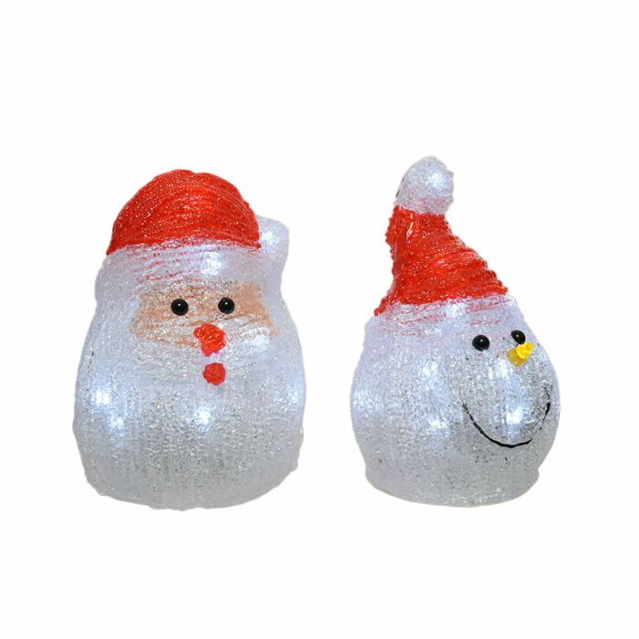 Figura led santa claus para interior a pilas modelos surtidos. 491239