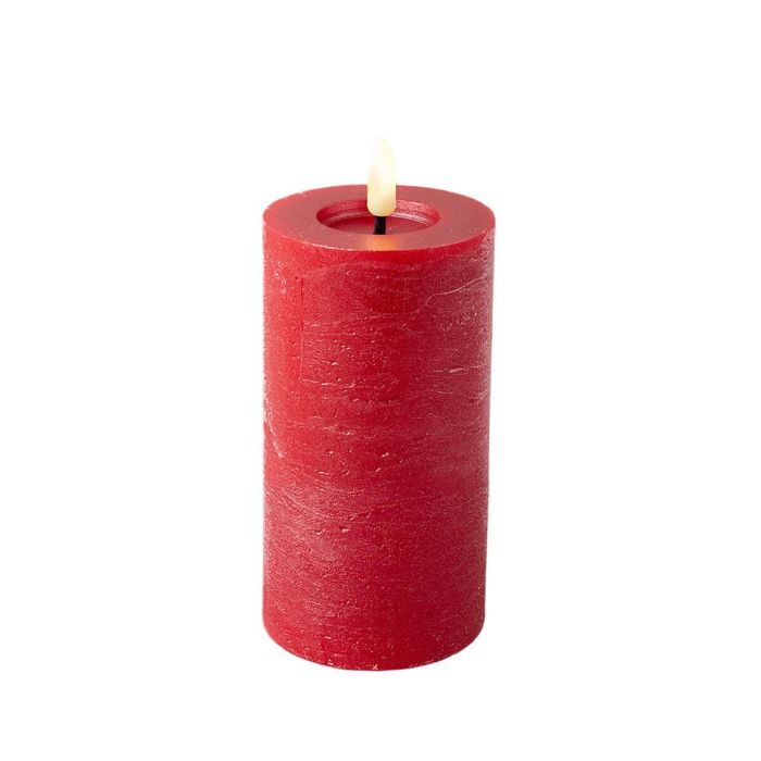 Vela LED Lumineo Rojo Ø 7 x 15 cm Rústico (AAA) 0 Vela LED Lumineo Rojo Ø 7 x 15 cm Rústico (AAA) 0