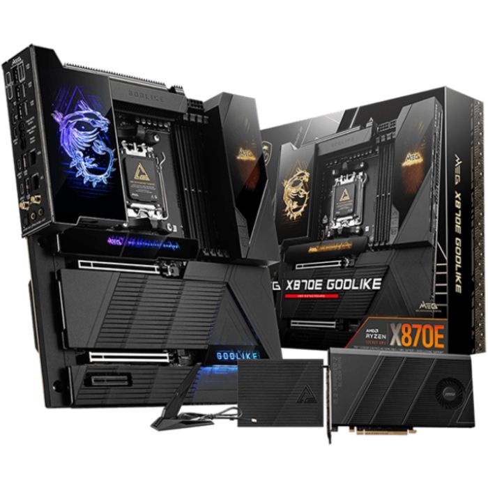 MSI MEG X870E GODLIKE Placa Base AMD AM5 X870 DDR5 LAN5G WIFI7 BT5.4 E-ATX - 911-7E48-001 0 MSI MEG X870E GODLIKE Placa Base AMD AM5 X870 DDR5 LAN5G WIFI7 BT5.4 E-ATX - 911-7E48-001 0