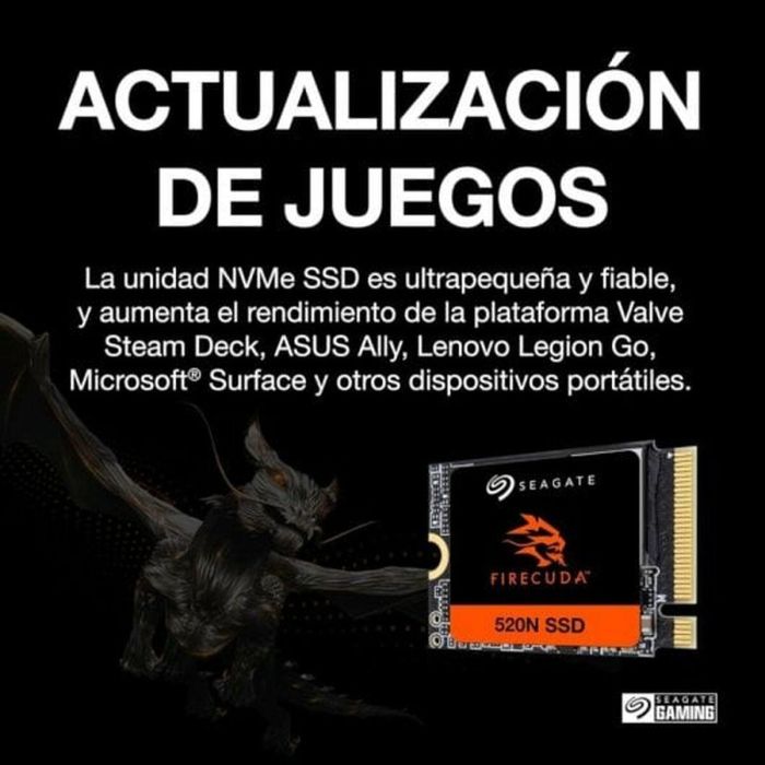 Disco Duro Seagate ZP2048GV3A002 2 TB SSD 5 Disco Duro Seagate ZP2048GV3A002 2 TB SSD 5