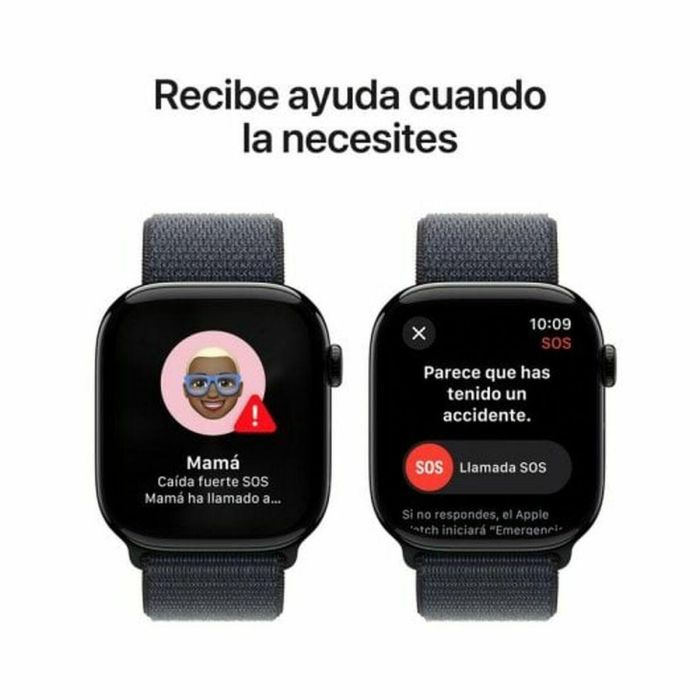 Apple Watch Series 10 GPS 46mm Caja Aluminio Negro Azabache Correa Loop Deportiva Tinta. Pantalla Siempre Activa, Salud Avanzada. MWWR3QL/A 3