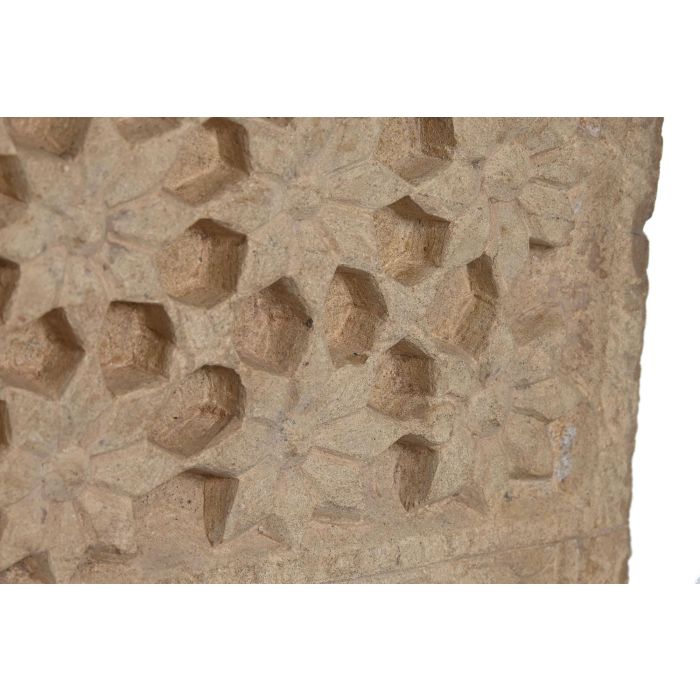 DKD Home Decor Item Home Escultura Piedra Natural Negro 12.5 x 49 x 43 cm 3