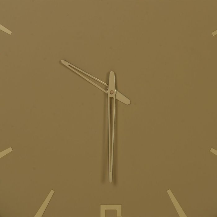 Reloj de Pared Amarillo Cristal Acero 51 x 5 x 51 cm 5