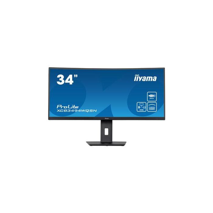 iiyama ProLite XCB3494WQSN-B5 LED display 86,4 cm (34") 3440 x 1440 Pixeles UltraWide Quad HD Negro 1