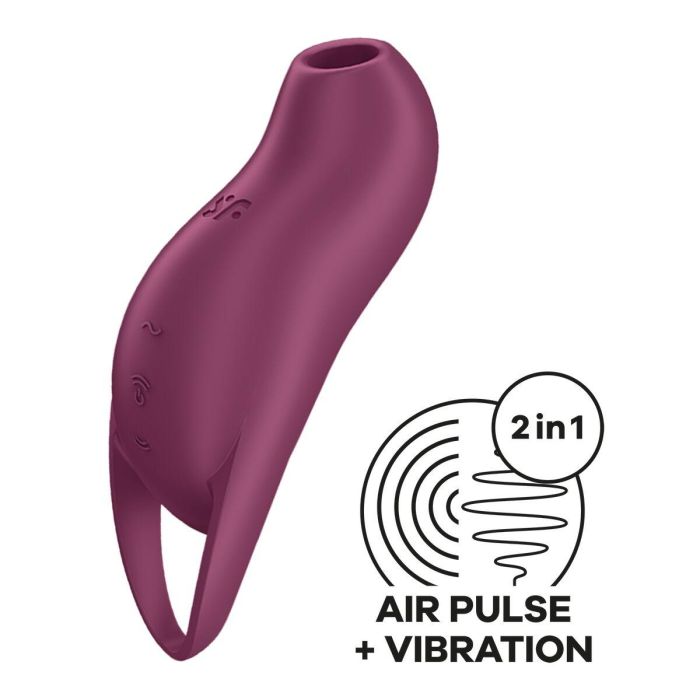 Vibrador Satisfyer Pocket Pro 1 Púrpura 6 Vibrador Satisfyer Pocket Pro 1 Púrpura 6