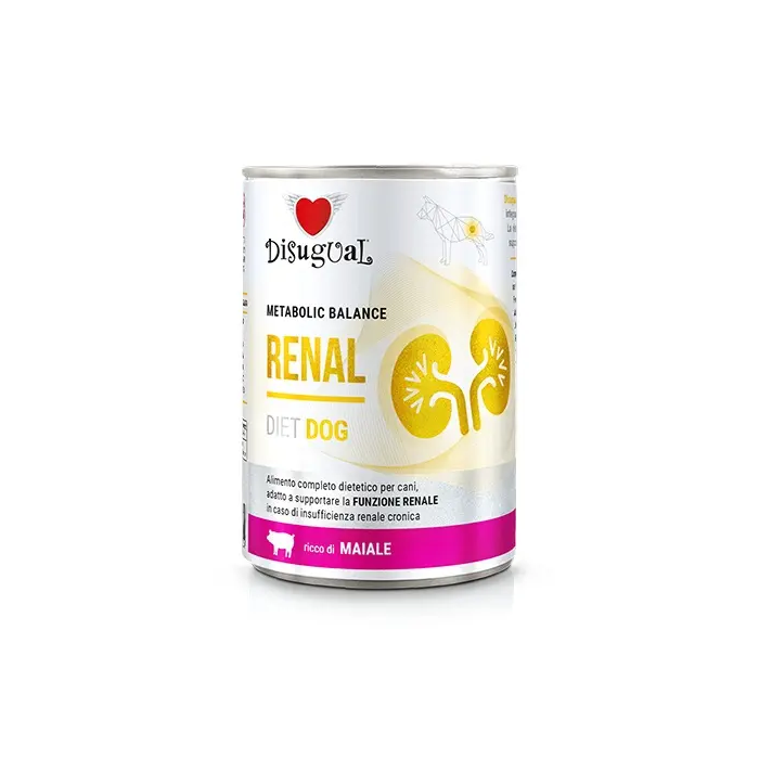 Disugual Diet Dog Renal Cerdo 6x400 gr