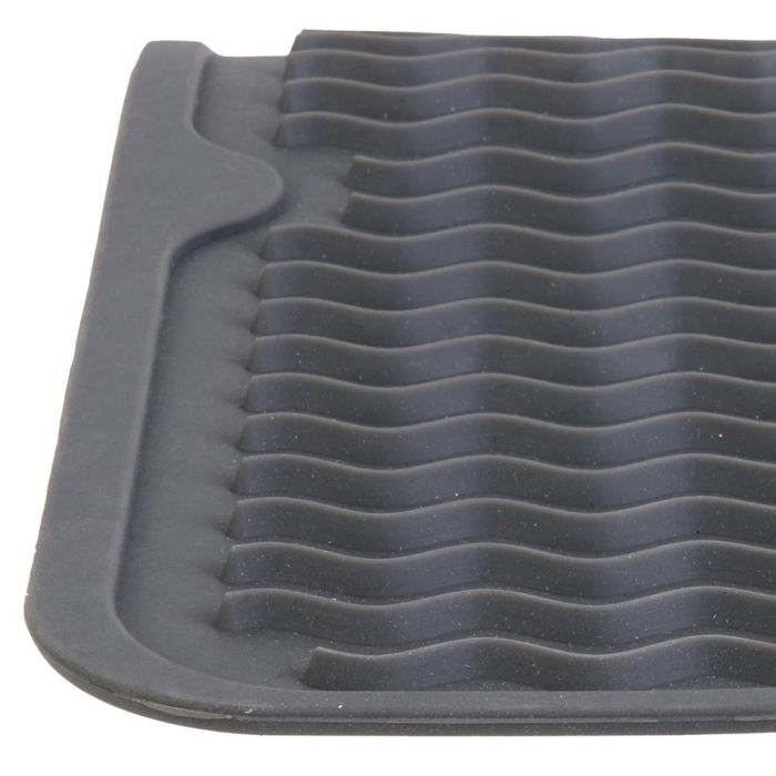 Je cherche une Idee Escurreplatos y Base Fregadero Antideslizante Secado Rápido Amortigua Golpes Gris Rojo Negro 30x40.5 cm 1