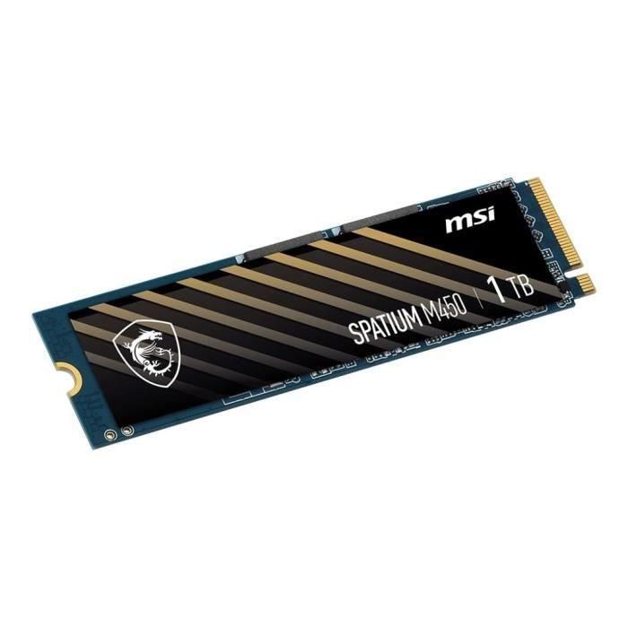 MSI - SPATIUM M450 - SSD Interno - 1TB - PCIe 4.0 NVMe M.2 4 MSI - SPATIUM M450 - SSD Interno - 1TB - PCIe 4.0 NVMe M.2 4