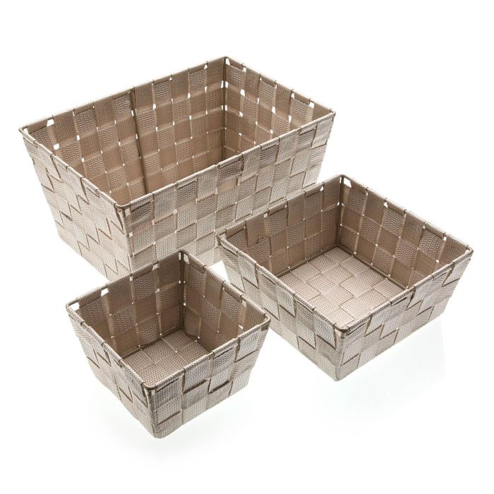 Cesta Pequeña Beige Versa 14X9CM 1 Cesta Pequeña Beige Versa 14X9CM 1