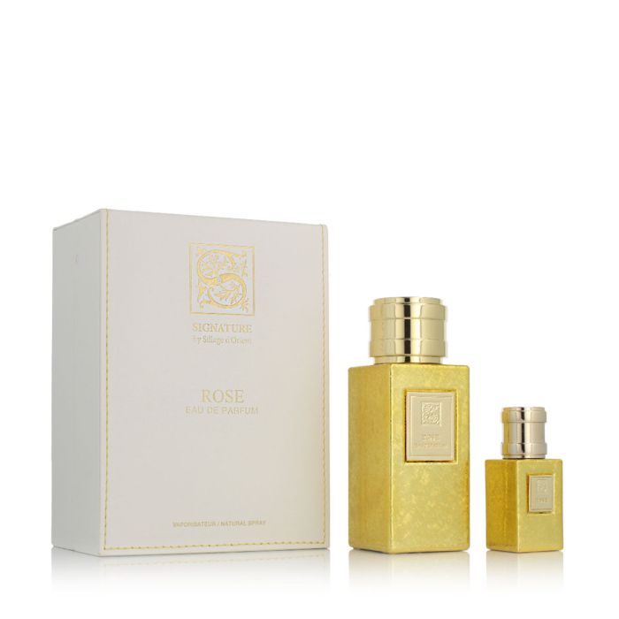 Set de Perfume Unisex Signature Rose EDP 2 Piezas 3 Piezas Set de Perfume Unisex Signature Rose EDP 2 Piezas 3 Piezas