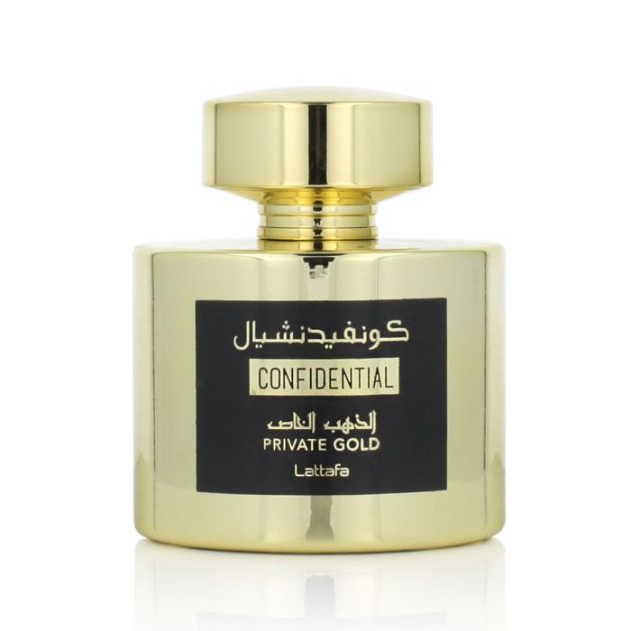 Perfume Unisex Lattafa EDP Confidential Private Gold 100 ml 1
