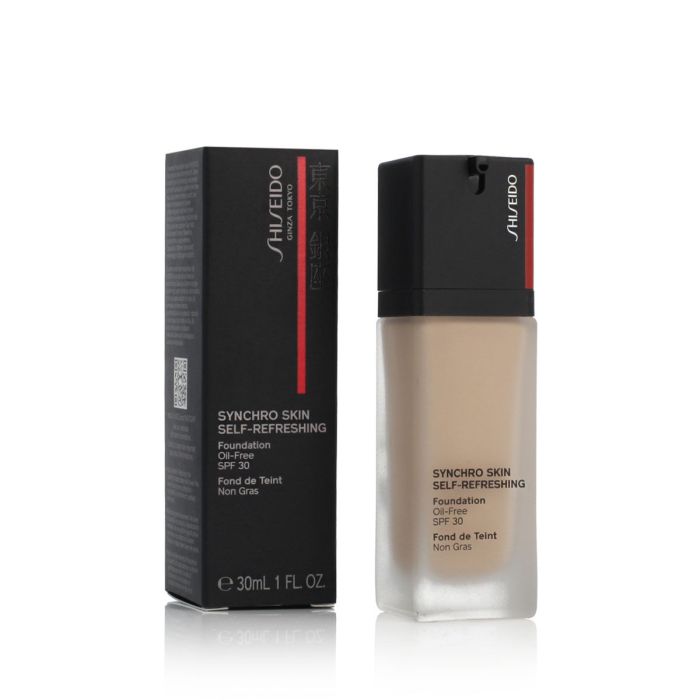 Base de Maquillaje Fluida Shiseido Synchro Skin Self-Refreshing Nº 130 Opal Spf 30 30 ml 1