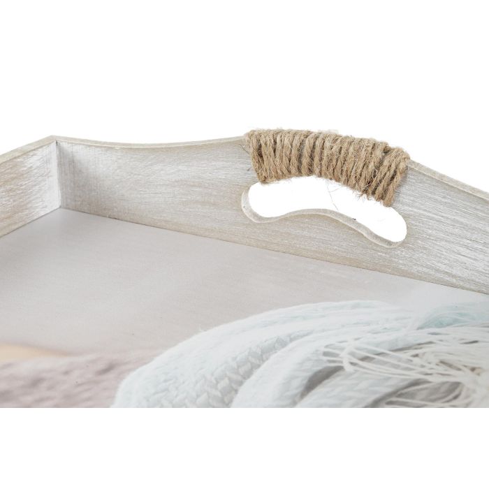 DKD Home Decor Bandeja Scandi de MDF Color Beige, Set de 2 Unidades, Medidas: Ancho 40 x Largo 30 x Alto 6 cm 2 DKD Home Decor Bandeja Scandi de MDF Color Beige, Set de 2 Unidades, Medidas: Ancho 40 x Largo 30 x Alto 6 cm 2