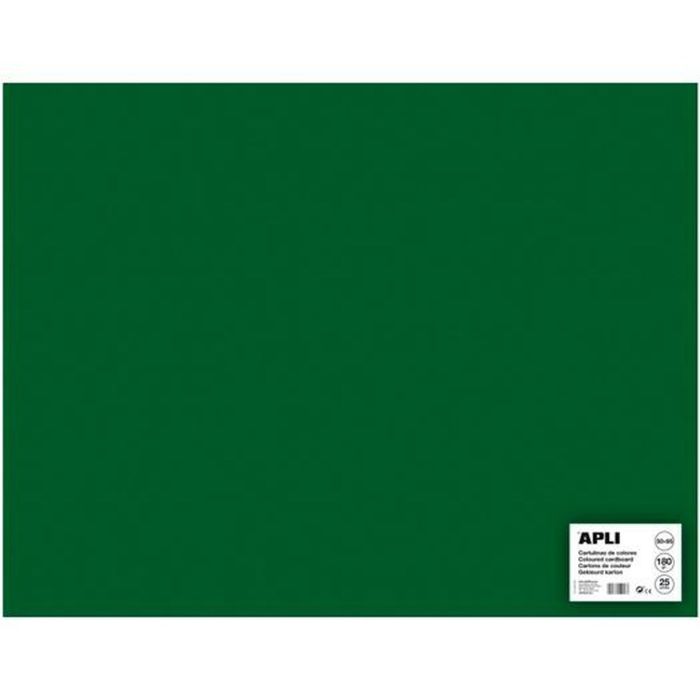 Cartulinas Apli Verde oscuro 50 x 65 cm
