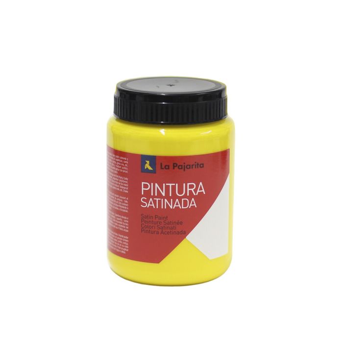 La Pajarita Témpera Escolar Bote De 375 mL Satinada Amarillo Oro L-02