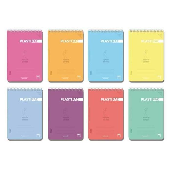 Set de Cuadernos Pacsa Plastipac 5 Piezas Multicolor Din A4 80 Hojas