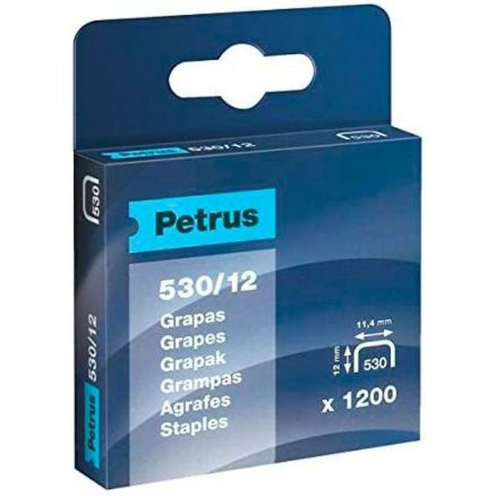 Caja 1200 grapas mod. 530/12mm 77516 petrus