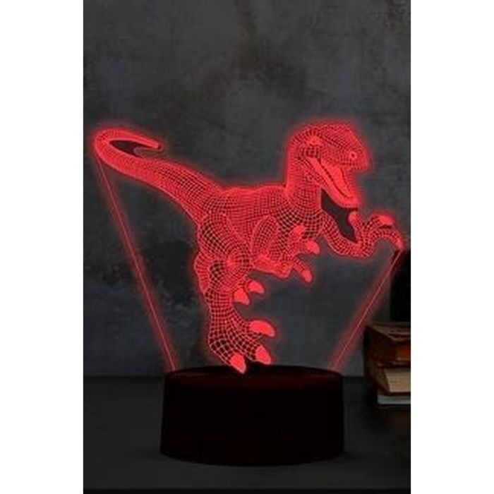 Lámpara de LED iTotal 3D Dinosaurio Plástico 20 x 15 x 5 cm 2