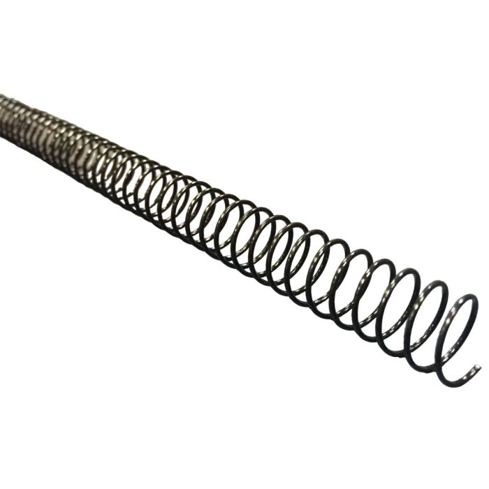 Espirales para Encuadernar Yosan 56/4.1 100 Unidades Negro Metal Plástico 12 mm Ø 12 mm