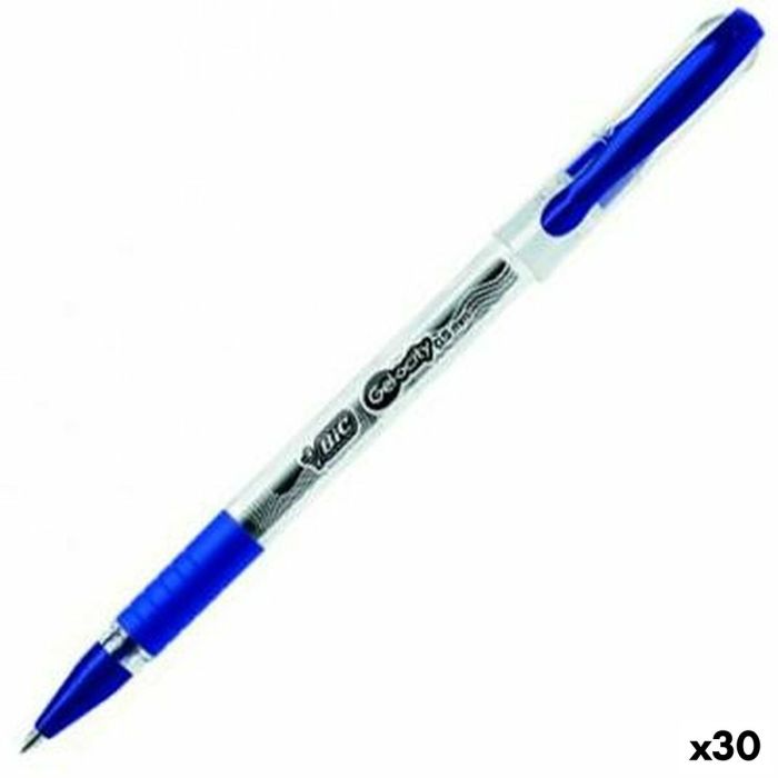 Bolígrafo de gel Bic Ocity Stic Azul 0,5 mm (30 unidades) Bolígrafo de gel Bic Ocity Stic Azul 0,5 mm (30 unidades)